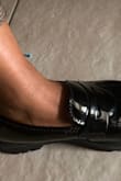 I love my shoes they look just like the pictures however they do run very large. I ordered an 8 and should've ordered a 7.5 the shoe is flapping off of my foot. - Rhonda