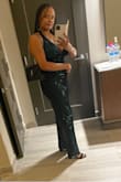 I purchased the green sequin jumpsuit and absolutely loved it! I was a little shy at first about it, due to low cleavage,  but baybeee I rocked it! I wore it for New Year's Eve and had a blast with my girls. I received sooooo many compliments that made a sista blush. If you are unsure about the jumpsuit, don't be, BUY IT! - Danielle L.