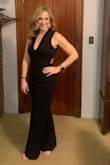 I was pleasantly surprised with the quality of this jumpsuit. It does run a little long. I'm 5'4 but it worked out with a cute heel. Very comfortable and I received a ton of compliments. If you're on the fence, buy it!! Great quality for a great price. For reference I'm a size 8/10 depending on the fit & pear shaped. - Dani N.