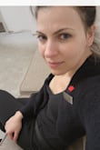 I like it even better on me than on the model. I wore it to work and my boss complimented me.. and she's been a stickler about outfits lately.   Comfy :) - Kate W.