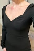 I was iffy about this dress at first but decided to take a chance on it. I purchased it for a black tie wedding in February that is all outside. I love the fit and the elegance that this dress brings. It's beautiful in person and so classy! - Hayle E.