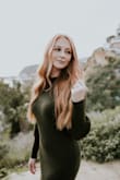My fiancé and I just finished our engagement shoot and after looking at all of the photos, my favorite ones are in this stunning green dress. Love! Fits true to size, comfortable, and flattering. - KALEY V.
