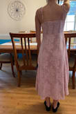 The fit was perfect along with the length. I was skeptical buying a size small for my daughter instead of a XS, but it fit perfectly. The detail was so stunning. - Christine L.
