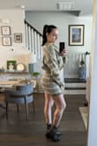 Really like this set. I am usually a large but went with the medium and happy I did. The skirt fits perfectly. Super soft and comfortable. - Nicole U.