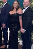 This dress fit like a glove and I received so many compliments on it. I have a very large chest (38F) and it fit perfectly. - Angela C.