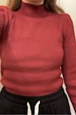 I really like this top, looks just like the picture. Quality material, thick but not too thick. One thing I don't like is how it rolls on my body. I don't know if it's because it's a bit big or small or just the style. I still really like it though! - Monika C.
