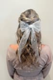 I decided to use this bow for my hair and makeup trial for my wedding. Best decision I made. Its adorable and I absolutely love the look. We are doing courthouse wedding and I think it fits the vibe perfectly. My dress is also from Lulus! - Sarah R.