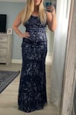 This dress is beautiful and generally well made. I am returning it because some of the beading detail is broken, looks like some of the threading has come loose. - Gillian H.