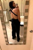 This jumpsuit is so sexy and fun. I've worn it for New Year's parties and Vegas clubbing. I have small boobs so you gotta wrap around the straps but that only adds flare - Amanda Y.
