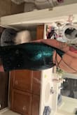 I fell in love with this color and it fit beautifully! There is some wire in the front, so small chested girls like me, there's no need to fret! The cross tie in the back is super helpful to adjust the amount of support. No bra required! The slit in the front is incredibly flattering and I feel Vegas-ready in this dress! I'd say it's true to size also. I typically by a small and that's what I ordered. Gorgeous dress for all body types! - Sarah H.