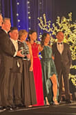 I wore this dress to a black tie event and received a dozen compliments from random people just wanting to compliment the dress.  The dress is a bit tight on top for me but looked great.  I need to figure out a reason to wear this dress again! - Trisha A.