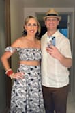I bought this for a Havana Nights themed party and it was the perfect dress! I got tons of compliments and loved wearing this dress. It is well made, the fabric is thick and felt very quality. I'm glad I bought this dress, it will be a new favorite for beach vacations and summer parties. - Anna M.