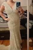 This is a great affordable dress for my elopement.  A tiny bit loose which is the way I like it with a tiny bit or stretch which will be perfect to move around in for my beach wedding. Simply yet elegant. - Katelyn W.