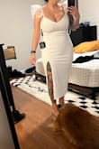Bought this dress thinking it would be great for the occasion and it completely wrecked my chest. I will most likely have scaring on my chest because it gave me a nasty burn around where the straps are. The straps are very scratchy and move around a lot. Do not buy. - Abigail N.