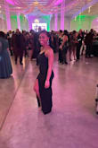 This dress fit me perfectly! It has some stretch to it so it was easy to move in for a night of mingling, posing, and dancing. I'm 5'1 so it was a bit long, but a nice heel did the trick for some additional floor-length flare. - Rita W.