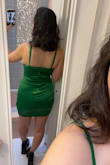 This dress hugs all the right spots and it's so comfortable, can easily dance the night away in this!! The color is beautiful & eye catching in person & the material feels so nice for the price. - Whitley Z.