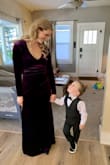 I wore this to a winter wedding. It was elegant and fit like a glove. I got lots of complements on this dress. It also was not too long to wear with flats, which I was pleased it did not need hemming. 

LOVE! - Sarah R.