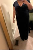 I'm a curvy US women's size 16, so I ordered the 2x and 3x and was willing to tailor as needed. I was excited for the deep v-neck and fitted shape throughout the length as featured on the model. Unfortunately, the cut of both plus-size dresses was very different and unflattering. V neck was not deep and the dress was wide and shapeless throughout. Very disappointed. - Marthe M.