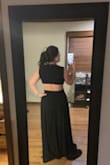 I was honestly not expecting much! We were given a color, price & material by the bride. I chose this dress based on the unique style, cute picture & good reviews. I was more than pleased. Not normally a dress wearer but I will feel more than confident in the upcoming wedding! - Nellee G.