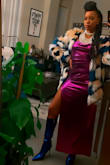 This dress was perfect. The metallic color was the perfect pop to light up my evening! - Renata G.