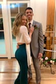 Favorite wedding guest outfit ever, and I got endless compliments. I've actually never received so many compliments for an outfit before. You can't wear a bra with this, and I have natural boobs so I just used boob tape from Amazon to lift them up. I got white boots from Lulus and a white sheer shawl from Amazon too. I'm 5'7 and weigh 140 but I usually wear smalls because I like a snug fit. I actually returned the S for the XS though because this jumpsuit is stretchy. Obsessed overall. Only thing that sucks is going to the bathroom because you've got to get naked basically every time, but beauty can be a hassle sometimes. I thought it was worth it. - Keara P.