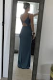 Fits perfectly just needs to be hemmed! The material is so nice and comfortable and is great quality! - Rachel N.