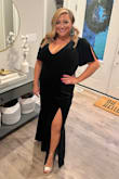 Received so many compliments on this dress!  Beautiful fabric, laid nicely, and accentuated all the curves!  Does have a tiny bit of stretch, and if you think you are between sizes, I'd say to order down. - Samantha S.