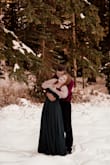 Used it for our Christmas card pictures and it was beautiful! And it was even long enough for me to put heels on with, that can be tough sometimes at my height! - Amelia L.