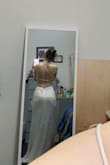 At first, I was afraid to purchase a wedding dress online without trying it on first. However, I'm surprised it fits perfectly on me and I love the style as well as the color with a little bling bling on the dress. In addition, I got a good discount on my first purchase and I'm impressed with this. If I have known about Lulus wedding dress sooner I would have purchased all of my dresses on here instead of David's Bridal. Moreover, Lulus gave my dress a plastic cover and an extra black fabric covered outside which I very much appreciated. Highly recommended Lulus wedding dress to all of the brides out there. - Hanh D.