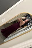 Thank you Lulus for thinking of us tall women; dresses can always be hemmed but you cant add material to the bottom. It fits like a glove - love the flirty magenta color and sparkles. Removed the straps; classier. =L - Jessica F.