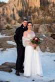 This was my favorite dress at Lulus. It was perfect for my winter elopement. I was able to layer underneath to stay warm. Only alteration that I had done was hemming the bottom. Easy to get in and out of as well as hike in - Liz G.