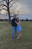 I loved this dress I wore it for my engagement pictures and the color is so pretty! - Rachel M.