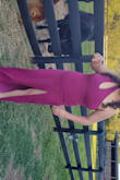 This dress for prefectly and was so conformable, the color is gorgeous and it fit just right all over. It wasnt too tight, it higged curves and was flattering. I'm a little chinky right now after having a baby and this dress made me feel wonderful - Yenia S.