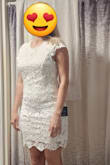 This dress is beautiful. Great material, non transparency at all. The lines are perfect. I can wait to wear it - Claudia B.