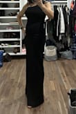 Normally I wear an XS in LuLu's dresses however I am 5 months pregnant and needed a dress for a wedding that was 'bump-friendly.  This one worked perfectly!  The length worked great with heels, the material was very comfortable, and had the right amount of stretch. - Christina C.