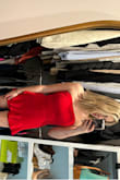 Very comfy but runs a little big. I don't know if it would've fit if I sized down. I have super small boobs and can't fill the top out or the but in the back. - Heather D.