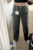 Okkkkkkk Lulus did their thing with this one. I loveeeee these pants!!! They are soooo comfy and flattering and fit so well. I was iffy if I should get a 27 or 28. I'm usually a 28 but idk I bought a 27 and it's *chef's kiss* there's just this stupid little hanging fabric that's on the left side of the pants.. literally has no purpose and it's not cute. Might take to a tailor to have it removed. Wish I could post more pics. Hope this helps! - Karina H.