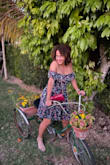 I wore this dress to a "farm to table" dinner in Miami and it was perfect! Love the off shoulder look. The material is lightweight so it was comfortable. Looked and felt great! - Julisa M.