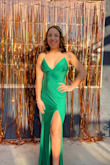 I absolutely loved this dress! Besides needing to be hemmed (Im short), it fut perfectly and was so comfy! I wire it to my winter formal and loved it!! - Nancy T.