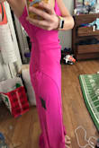 I'm short so I expected the dress to be too long and needing to be hemmed. However, I did not expect these random "poofy" areas around my hips, at the seams, where like a pocket could have been inserted bc of size and shape of poof, or like they didn't know how to have the edges meet and there was extra fabric so they left it&. And it's on both sides! (The pictures are weird bc I wanted to show more angles of the poofing so I used an collage app and got rid of messy background) - Jennifer E.