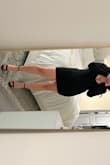 A bit on the short side and tight but love the way it hugged my body! - Daisy C.