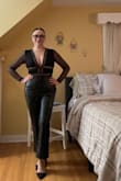 Pants are just perfect and elegant, it's doesn't look cheep at all, I just loved it. - Ximena R.