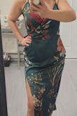 Fits like a glove, ILOVE it!! Emerad green, I love - Angelique C.