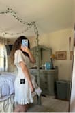 Got this for my college graduation ceremony and I absolutely love it. The length is appropriate, hugs the right places and also flares out in the right places. The sleeves are my favorite part! - Ashley D.