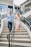 I bought this dress for my engagement shoot and I honestly wasn't sure if this was going to be a great dress for me but it ended up being beautiful and flattering! I would definitely say this is a great dress if you are tall with a smaller bust. It's also very comfortable and I got many compliments :) - Christine N.