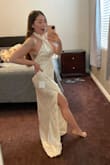 I love this dress so much. Will be wearing it as my reception dress! The bottom will be needing some trimming in the front, but overall it's amazing quality! I feel so beautiful in it! - Sabrina R.