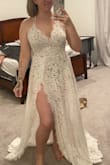 I'm obsessed with this dress for my courthouse wedding and photo shoot on the beach. Better than anything I saw at actual bridal shops in person. Will need to get some alterations as it's a little long but that was expected. So happy with my purchase. - Bethany M.