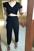 One of my favorite outfits ever. The material is so soft and the top is super fun and the pants are so comfy but also look really good. I also love that I can mix and match it with other things! - Lucy C.