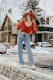 This shirt is a fav of my photography clients! It fits true to size and makes everything look good! You can even wear without a bra! The color is beautiful and the fit is stunning. - Malia D.