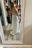 So pretty and flattering!!
This dress has so many great reviews on all different body types, which is why I decided to get it. It literally fits like a glove, with minimal alterations needed: the straps need to be shortened as they make the top a bit loose and dress is long, so would need to get it hemmed too. Would be a great dress for someone tall.
I saw the reviews saying some people sewed a slip into it and I think that's what I would do too.
Otherwise so pretty!!! Pleasantly surprised. I think this dress would be flattering on many body shapes and sizes. - Maggie M.